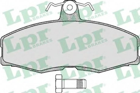 Комплект тормозных колодок, дисковый тормоз LPR 05P234 (фото 1)