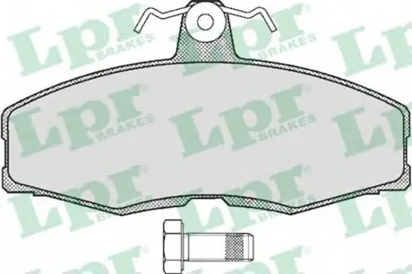 Комплект гальмівних колодок, дискове гальмо LPR 05P234 (фото 1)