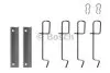 Комплектующие, колодки дискового тормоза BOSCH 1987474078
