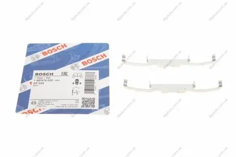 Комплектующие, колодки дискового тормоза BOSCH 1987474032