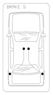 Трос ручного тормоза зад. Л/П Peugeot 508 2010/11- COFLE 10.6236