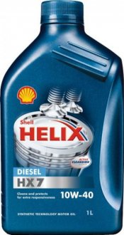 Масло моторное Helix HX7 Diesel 10W-40 (1 л) SHELL 550040427 (фото 1)