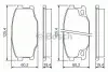 Гальмівні колодки Mitsubishi Canter FE Front/Rear 0986494442