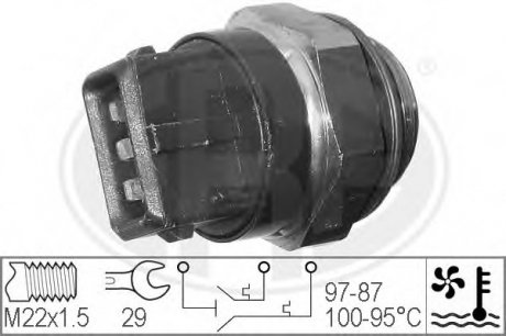 Термовмикач вентилятора радіатора 1264 25 Citroen ERA 330271 (фото 1)