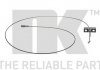 Трос ручного тормоза RENAULT TRAFIC/OPEL VIVARO 01- 1942мм передний NK 9036160
