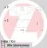 Комплект тормозных колодок, дисковый тормоз ZIMMERMANN 219341701 (фото 1)