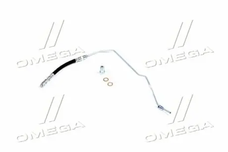 Тормозной шланг зад. лев. 655mm Audi/Passat 97- A.B.S. SL5814