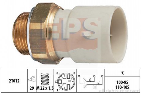 Термовыключатель вентилятора радиатора 1 850 632 EPS 1850632 (фото 1)