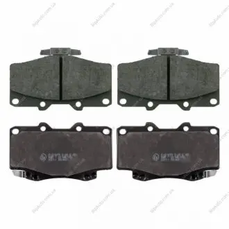 Комплект тормозных колодок, дисковый тормоз BLUE PRINT ADT34281