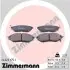 Комплект тормозных колодок, дисковый тормоз ZIMMERMANN 242221751 (фото 5)