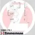 Комплект тормозных колодок, дисковый тормоз ZIMMERMANN 238831751