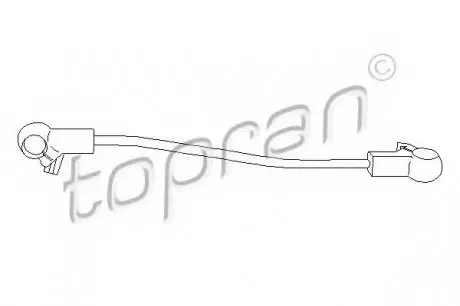 Шток вилки переключения передач TOPRAN 102 846 TOPRAN / HANS PRIES 102846