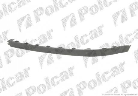 Спойлер бампера переднего правая сторона OPEL CORSA/COMBO 10.03-10.10 (PJ) Polcar 5557252 (фото 1)