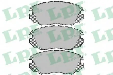 Комплект тормозных колодок, дисковый тормоз LPR 05P1409