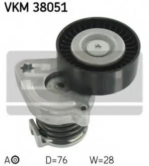 Шків генератора RENAULTTOR SKF VKM38051
