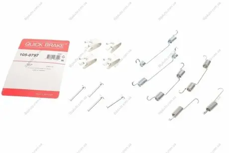 Монтажный комплект барабанных колодок QUICK BRAKE 1050797
