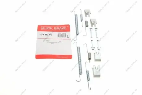 Монтажный комплект барабанных колодок QUICK BRAKE 1050771