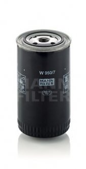 Фильтр масляный RVI Midliner, Massey Ferguson, Claas, Case W 950/7 MANN W9507