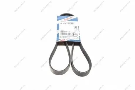 РЕМІНЬ П-КЛИНОВИЙ 5PK1230 1 987 948 348 BOSCH 1987948348
