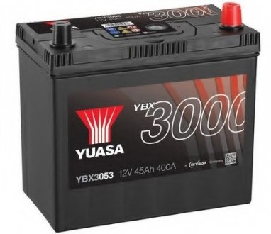 Стартерна акумуляторна батарея YUASA YBX3053 (фото 1)