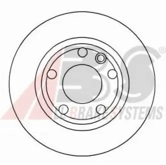 Диск тормозной перед. вентилируемый VW T4 91- A.B.S. 16083