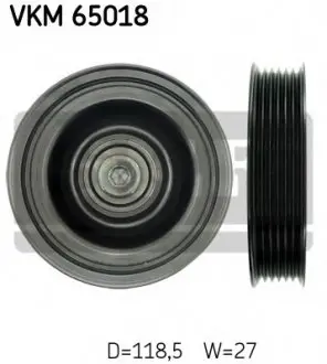 Натяжной ролик HYUNDAI 2.0CRDI 00.06-, 1.5CRDI SKF VKM 65018
