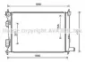 Радиатор Accent  IV 1.4 i  CVVT * 11/10- (AVA) HYA2277