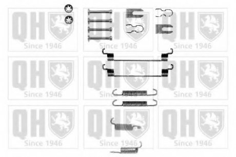 Комплектуючі, гальмівна колодка QUINTON HAZELL BFK430