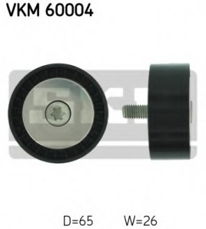 Паразитний / провідний ролик, поліклиновий ремінь VKM 60004 SKF VKM60004 (фото 1)