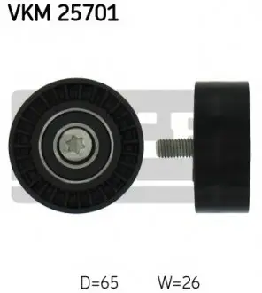 Ролик паразитний CHEVROLET Captiva/Cruze/Epica/Lacetti/Nubira "2,0L "05>> SKF VKM25701 (фото 1)