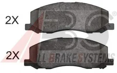 К-кт гальм. колодок перед, Opel Insignia 08- A.B.S. 37761
