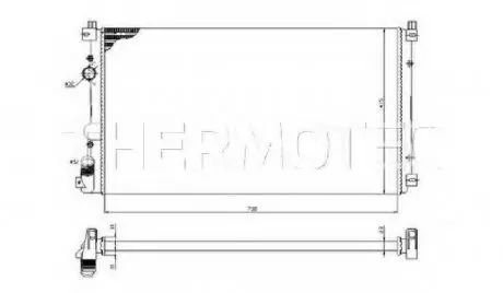 Радіатор THERMOTEC D7R010TT