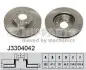 Гальмівний диск NIPPARTS J3304042 NIPPARTS J3304042
