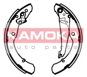 Колодка торм.барабан VW Caddy KAMOKA JQ202020