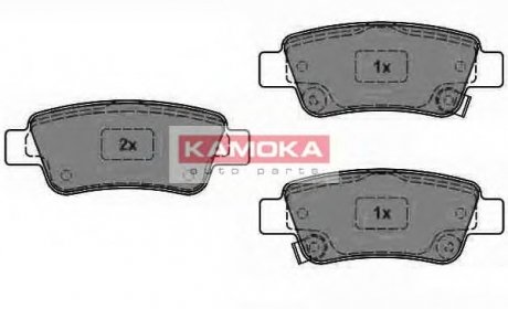Колодка торм.Honda CR-V задн. KAMOKA JQ1018466