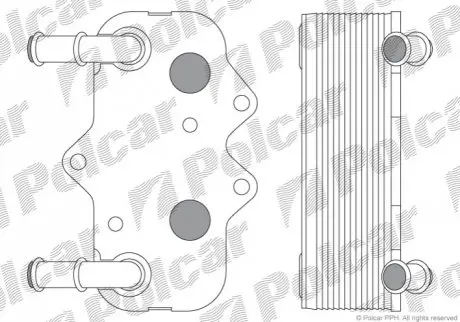 Радіатори олії Polcar 5508L8-3