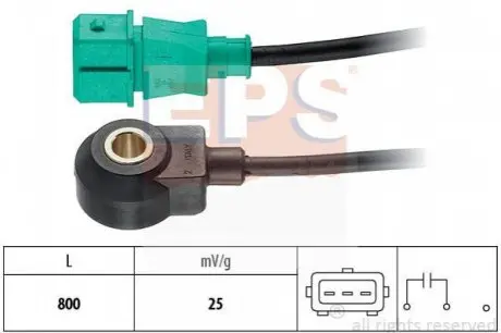 Фото датчик детонации Audi 80/100 /VW Passat 1.8 EPS 1.957.013 Датчик детонации Audi 80/100 /VW Passat 1.8 EPS 1.957.013