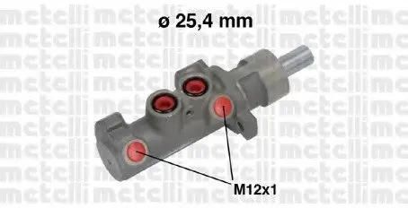 Главный тормозной цилиндр 05-0642 Metelli 050642