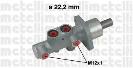 Главный тормозной цилиндр 05-0542 Metelli 050542