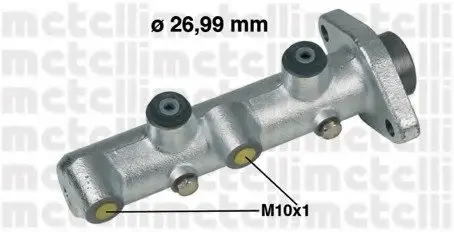 Головний гальмівний циліндр 05-0431 Metelli 050431