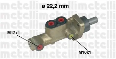 Главный тормозной цилиндр 05-0246 Metelli 050246