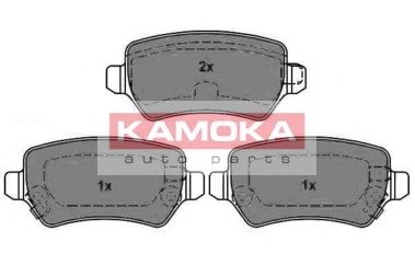 Комплект тормозных колодок, дисковый тормоз KAMOKA JQ1013042 (фото 1)