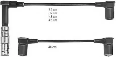 Комплект проводов зажигания BERU ZEF585