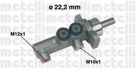 Главный тормозной цилиндр 05-0381 05-0381 Metelli 050381 (фото 1)