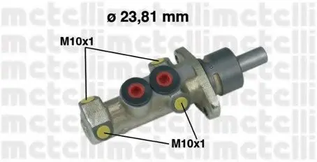 Циліндр гальмівний (головний) 05-0299 Metelli 050299