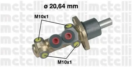 Главный тормозной цилиндр 05-0142 Metelli 050142