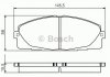 Колодки гальмівні (передні) Toyota Hiace IV/V 05- BOSCH 0 986 495 152