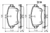 Гальмівні колодки дискові BOSCH 0986494663 (фото 2)