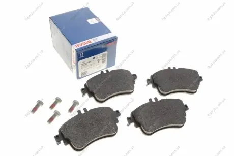 Комплект тормозных колодок, дисковый тормоз BOSCH 0986494663