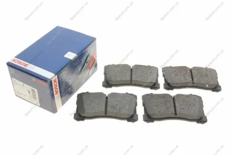 КОЛОДКИ ГАЛЬМІВНІ ПЕРЕДНІ 0 986 494 423 BOSCH 0986494423